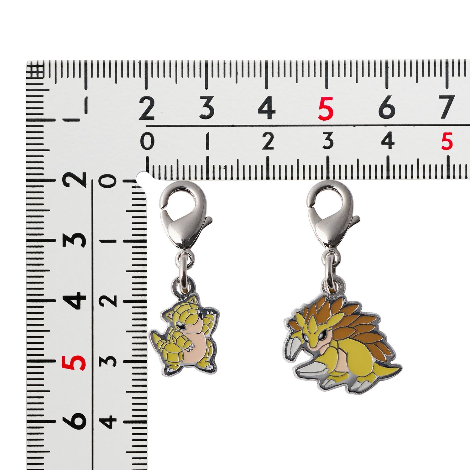 Pokemon Center - Sandshrew & Sandslash Schlüsselanhänger - 2 Stück