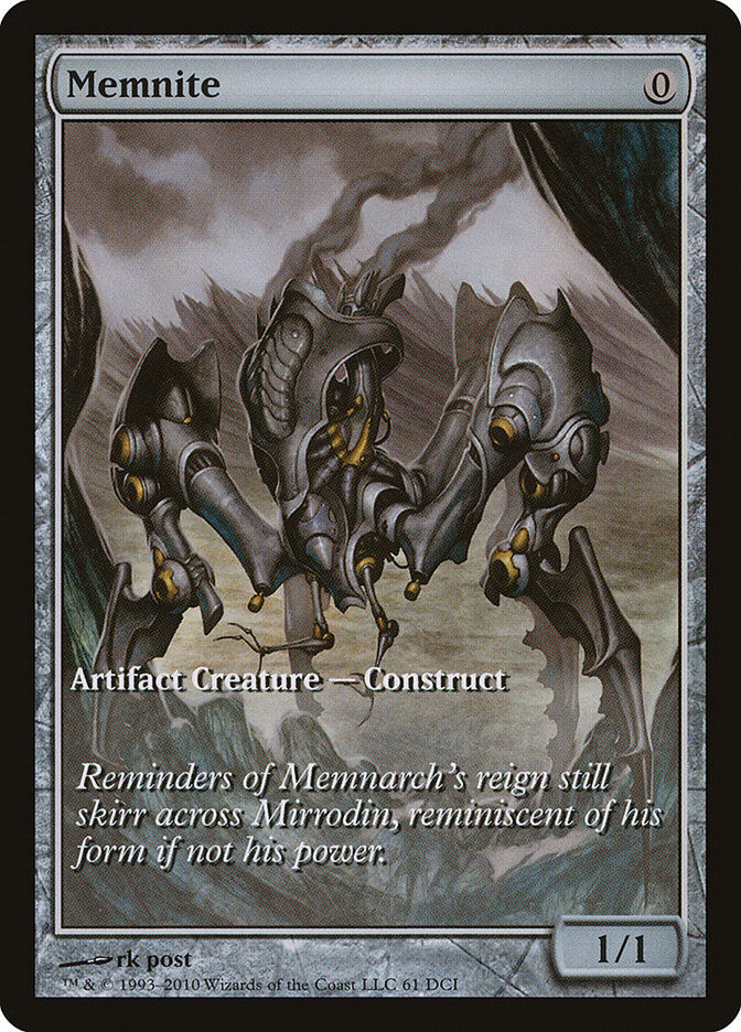 memnite-game-day-extended-art-foil-promo-mtg-near-mint-en Memnite - Game Day Extended Art Promo - MTG - Near Mint - EN