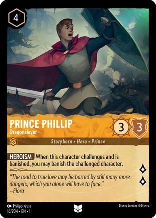 Prince Phillip - Dragonslayer - 16/204 - EN Prince Phillip - Dragonslayer - 16/204 - EN