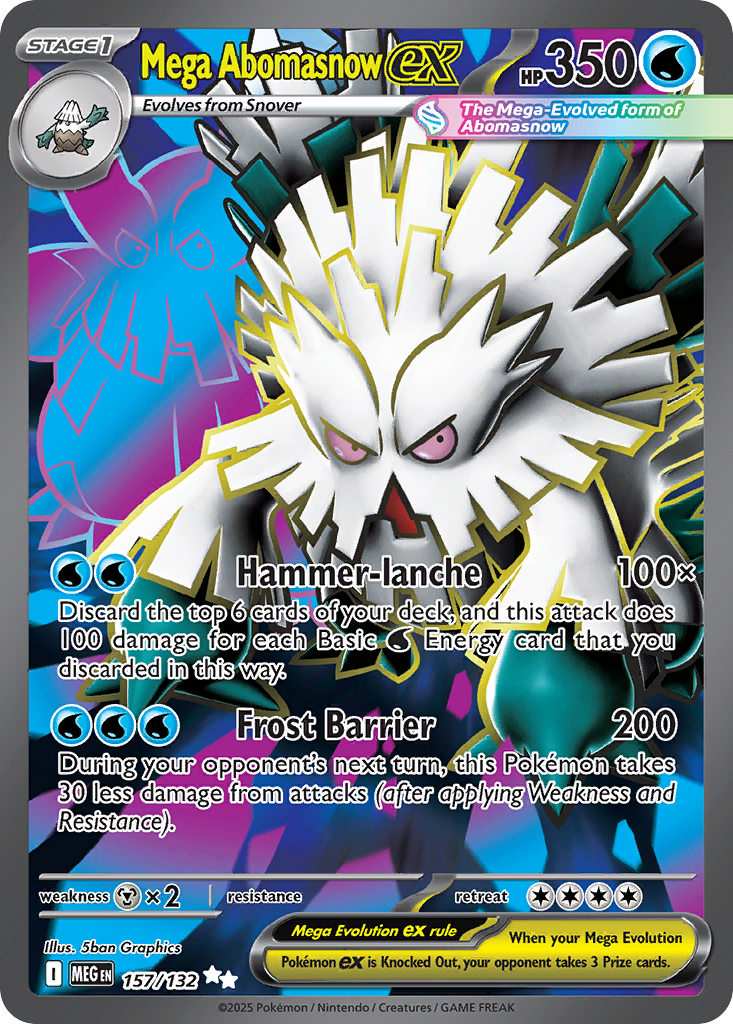 Mega Abomasnow ex - 157/132 - EN
