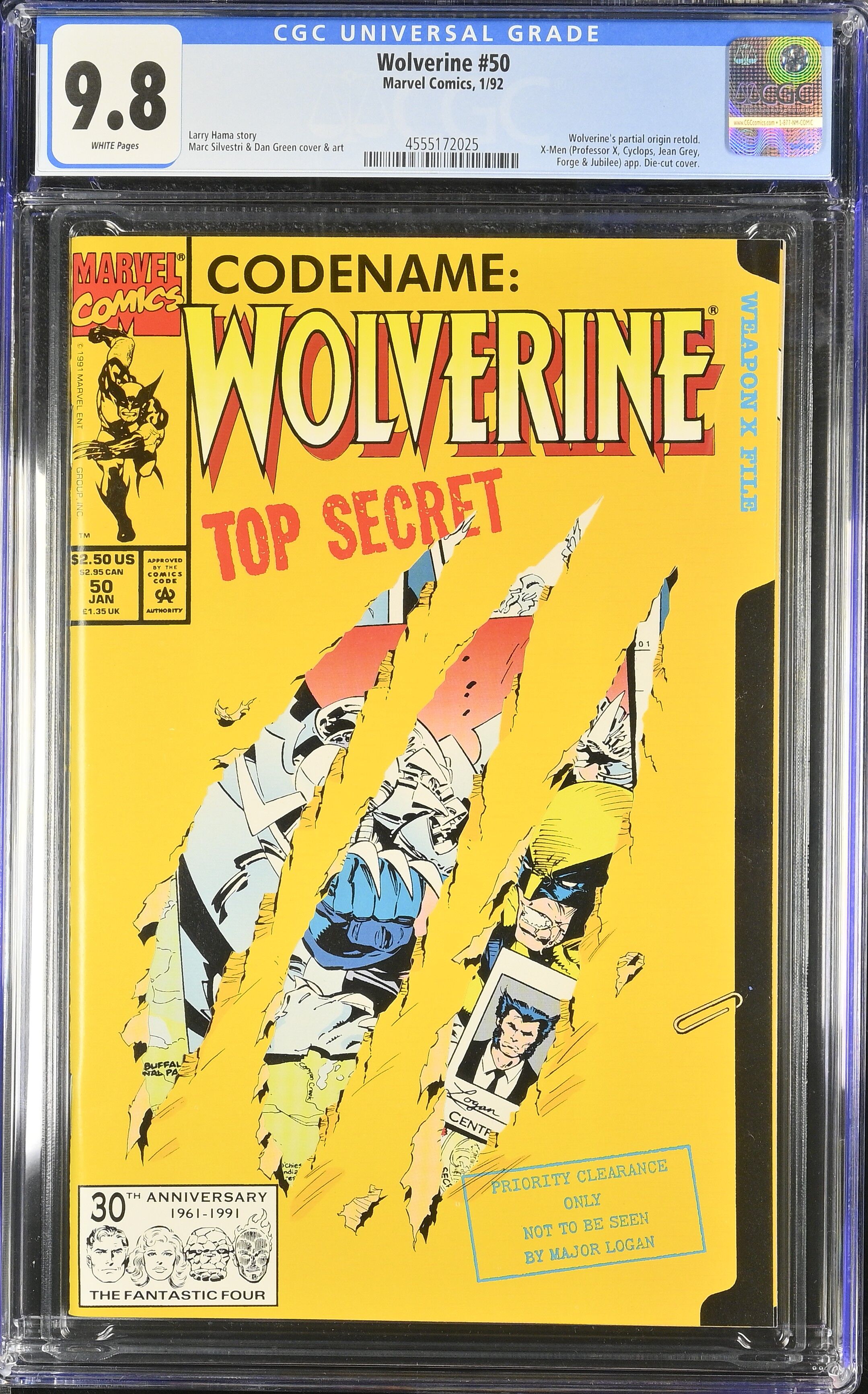 Wolverine #50 CGC 9.8 Top Pop!