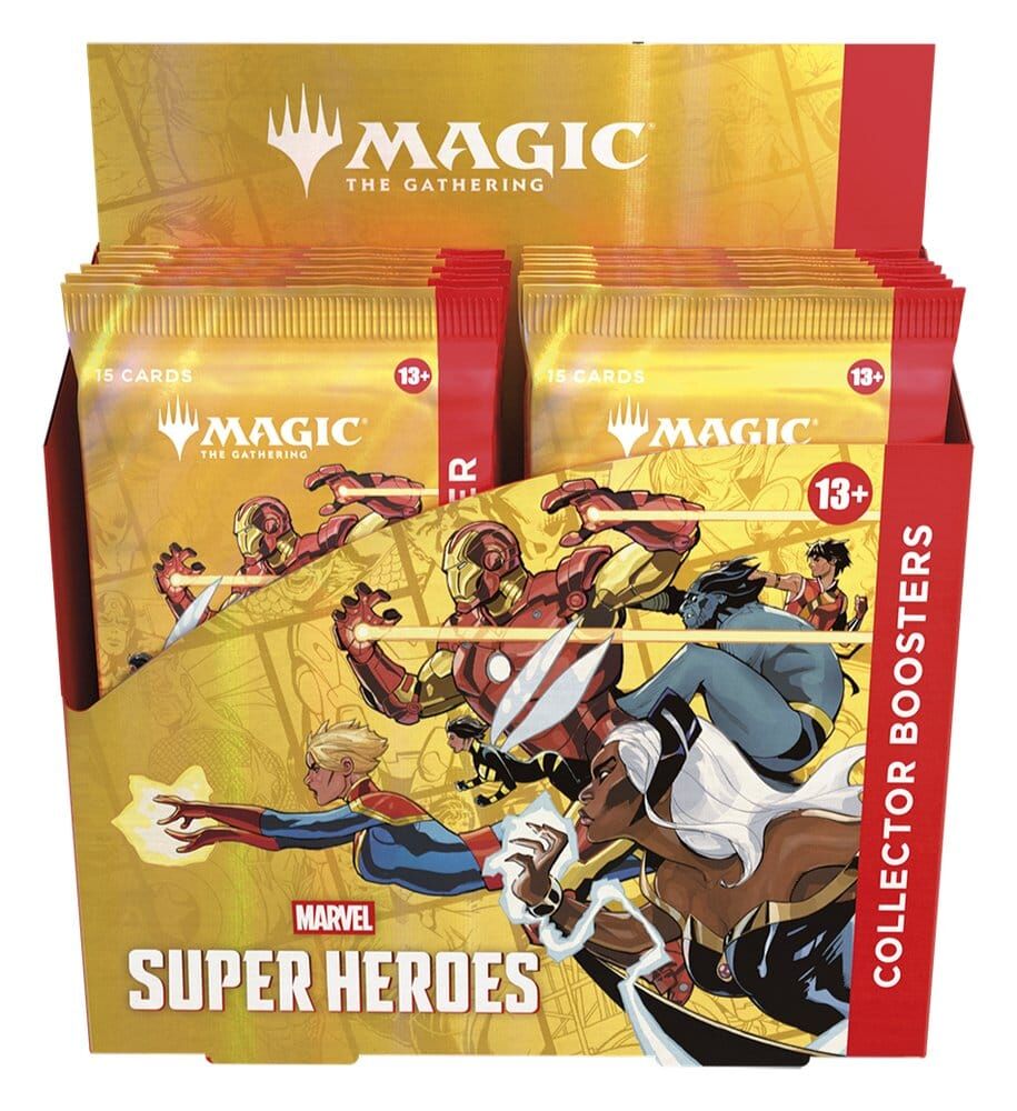 Magic the Gathering - Marvel Super Heroes Collector Booster Display (12) - EN