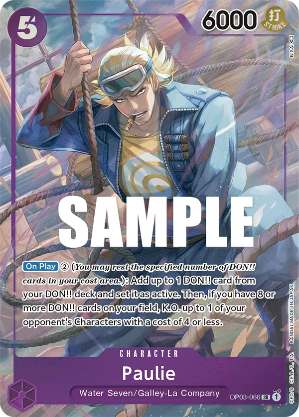 Paulie - OP03-066 - Alternate Art - EN