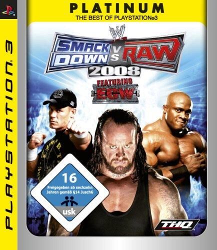 WWE Smackdown vs. Raw 2008 [Platinum] - OVP - PS3 - EN