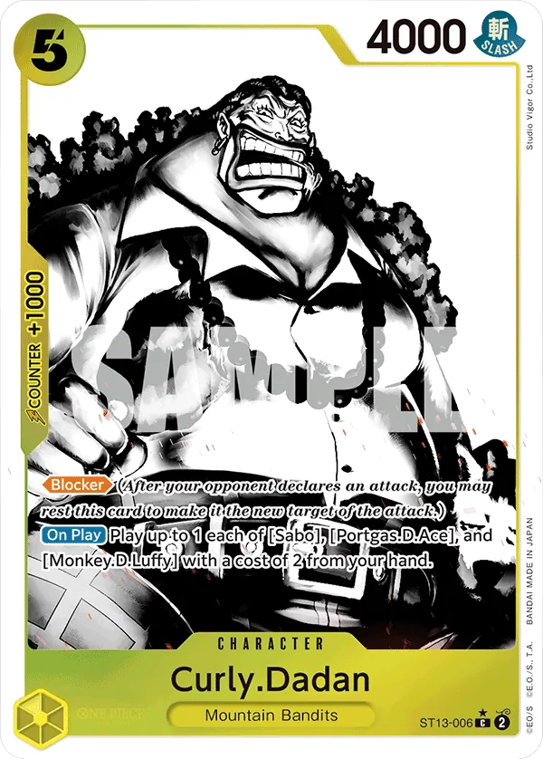 Curly.Dadan - ST13-006 - Alternate Art