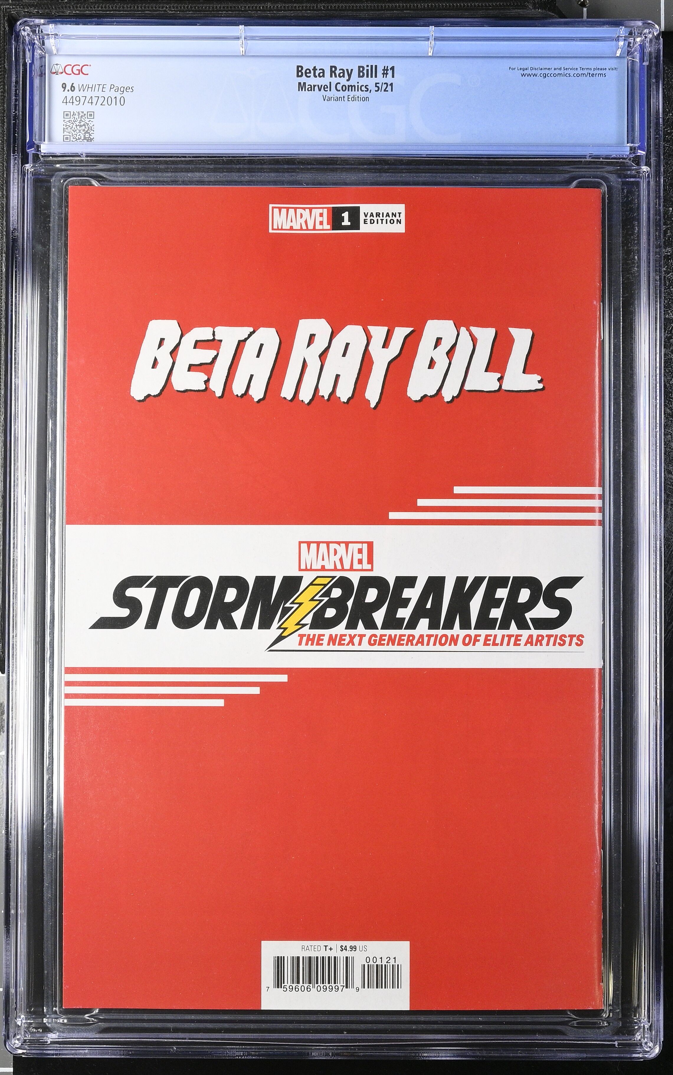 Beta Ray Bill #1 CGC 9.6 Stormbreakers Variant