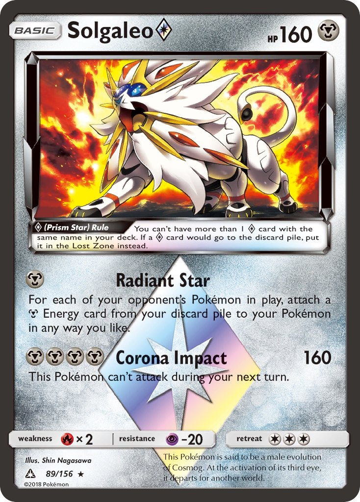 Solgaleo Prism Star - 89/156 - EN Solgaleo Prism Star - 89/156 - EN