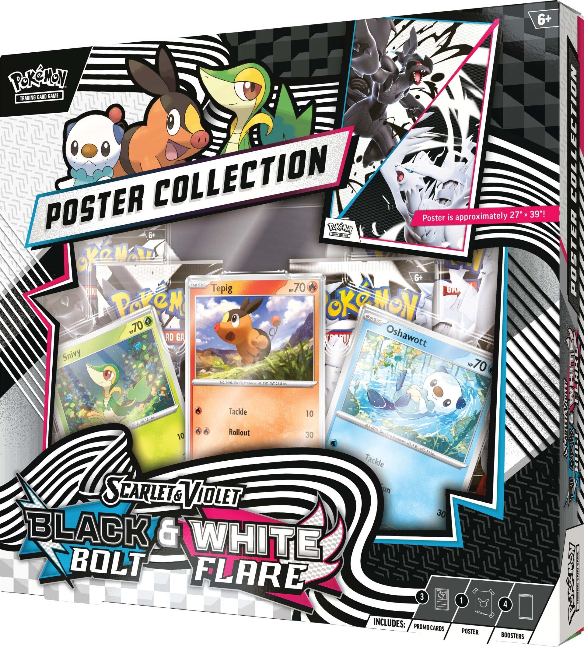Pokémon TCG: Scarlet & Violet SV10.5 - Black Bolt & White Flare - Unova Poster Collection - EN