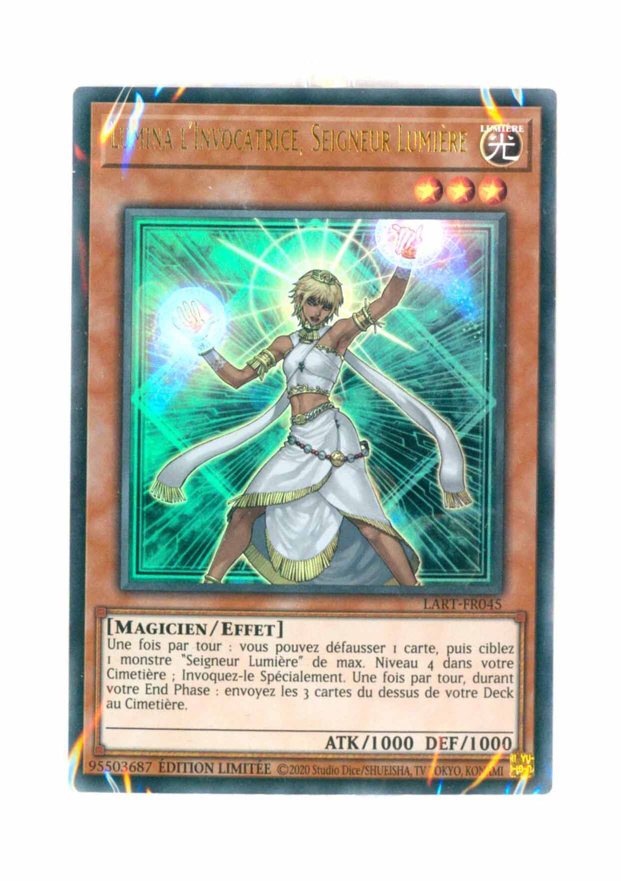 Lumina l'Invocatrice Seigneur Lumière - LART-FR-045 - Yu-Gi-Oh! - FR Lumina l'Invocatrice Seigneur Lumière - LART-FR-045 - Yu-Gi-Oh! - FR