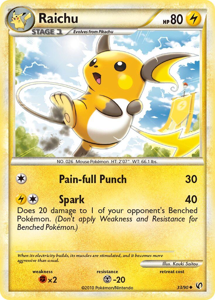 Raichu - 33/91 - EN Raichu - 33/91 - EN