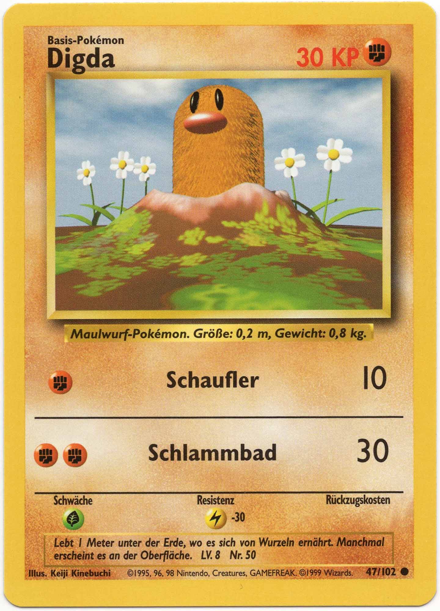 Digda - 47/102 - Pokémon TCG - Near Mint