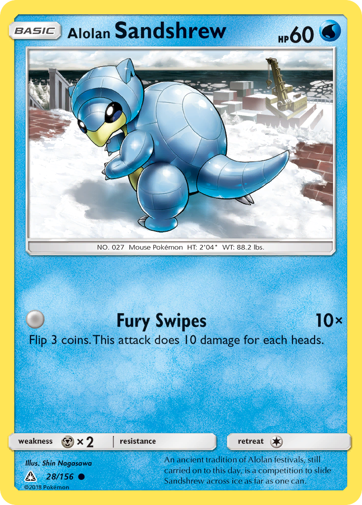 Alolan Sandshrew - 28/156 - EN