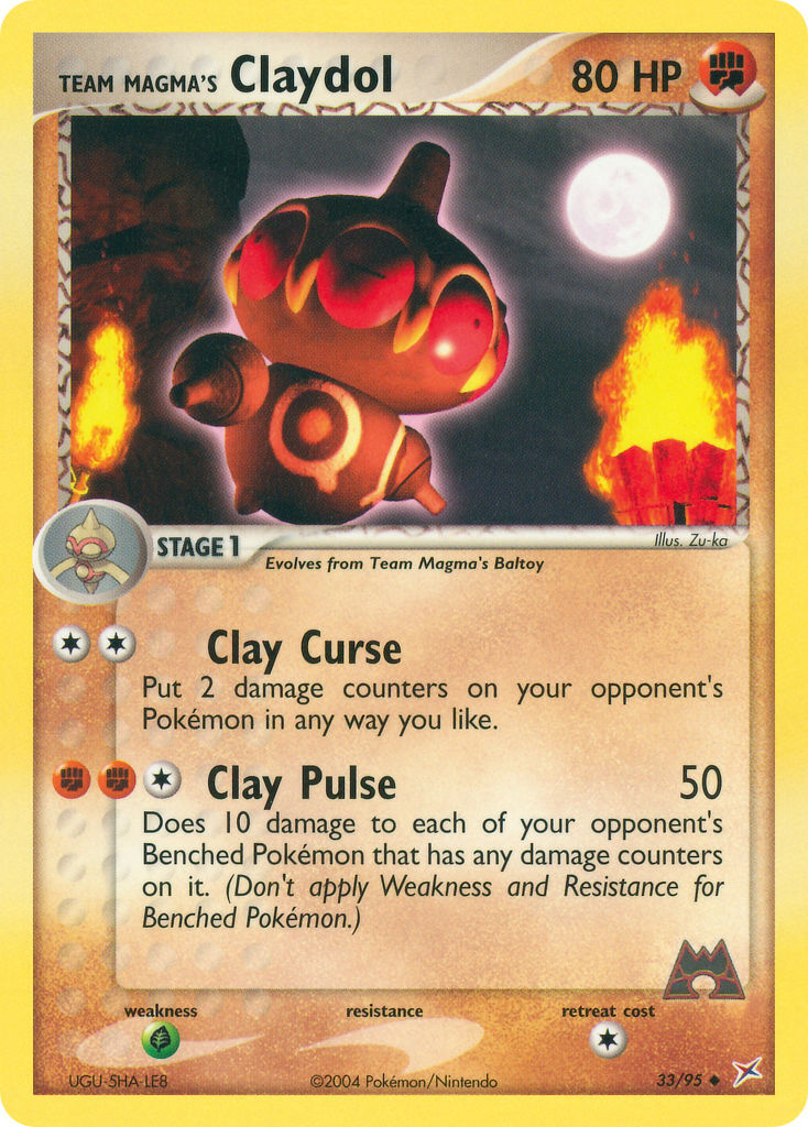 Team Magma’s Claydol - 33/95 - EN