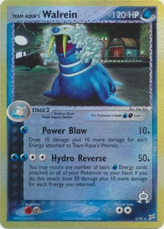 Team Aqua’s Walrein - 6/97 - Reverse Holo - EN Team Aqua’s Walrein - 6/97 - Reverse Holo - EN