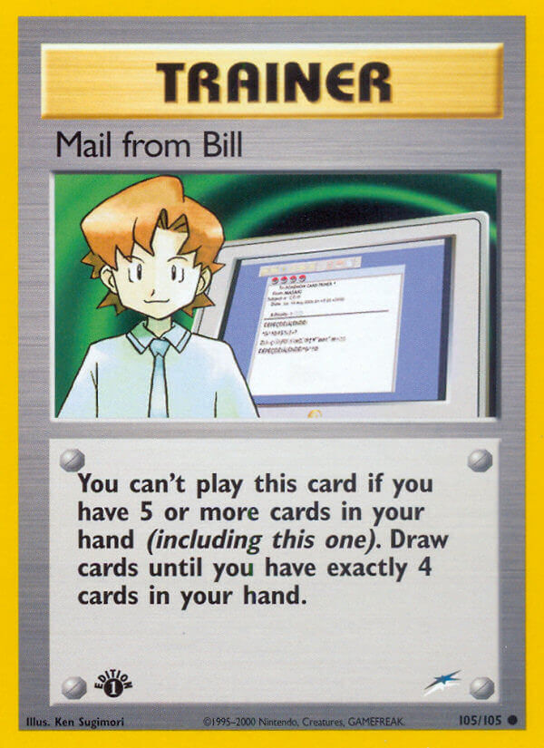 Mail from Bill - 105/113 - 1st Edition - EN Mail from Bill - 105/113 - 1st Edition - EN