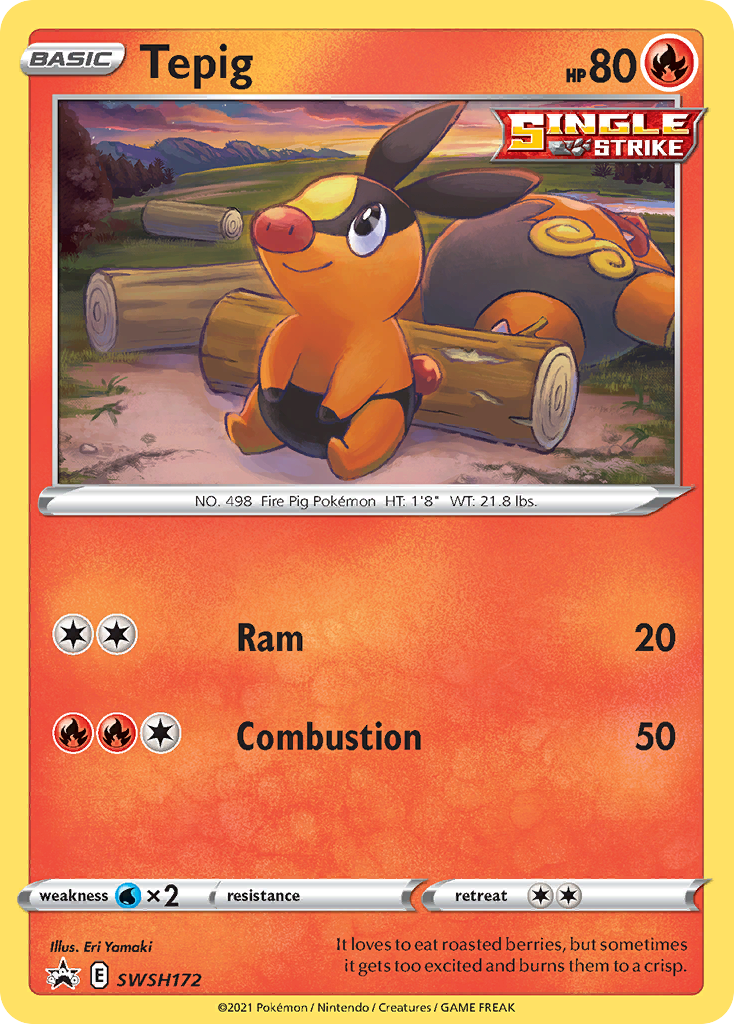 Tepig - SWSH172/306 - EN Tepig - SWSH172/306 - EN