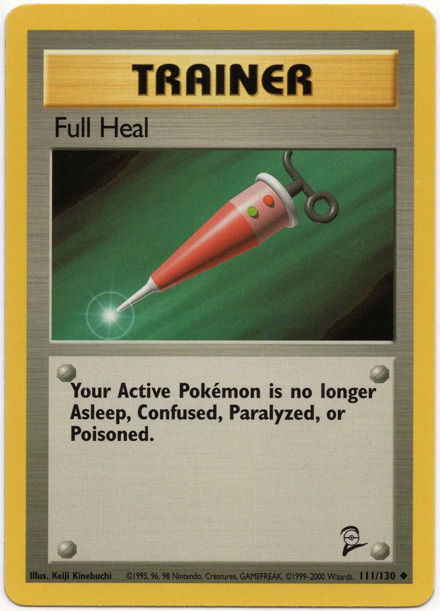 Full Heal - 111/130 - Pokémon TCG