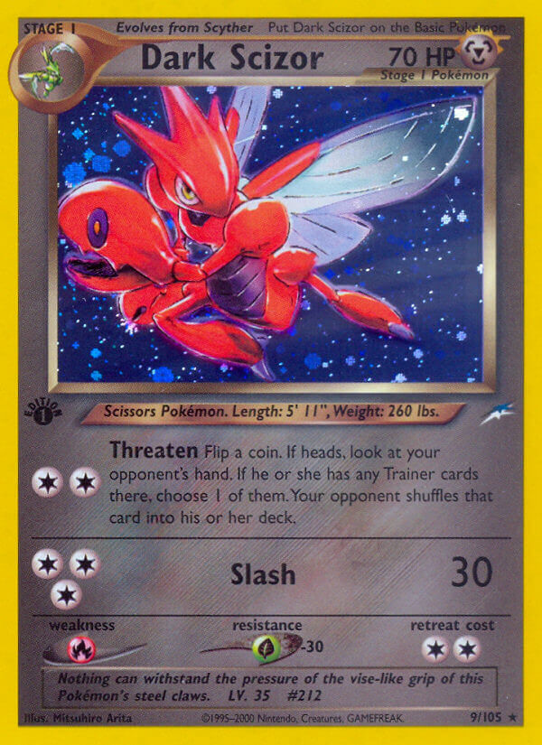 Dark Scizor - 9/113 - 1st Edition - EN Dark Scizor - 9/113 - 1st Edition - EN
