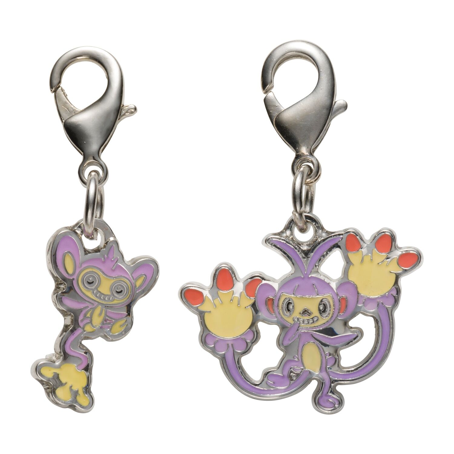 Pokemon Center - Aipom, Ambipom Schlüsselanhänger - 2 Stück
