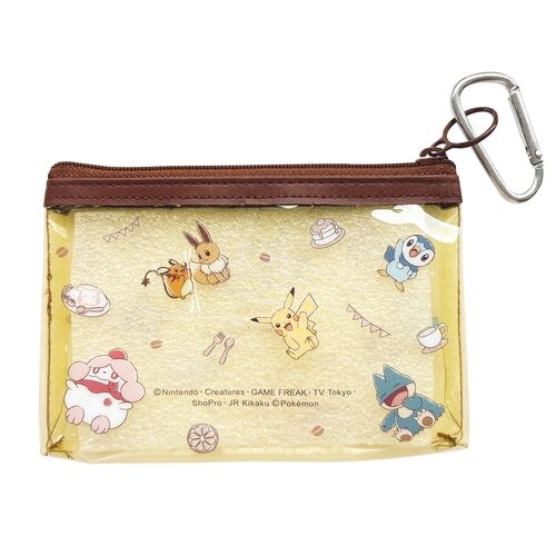 Pokemon Mini-Tasche mit Karabiner/Café