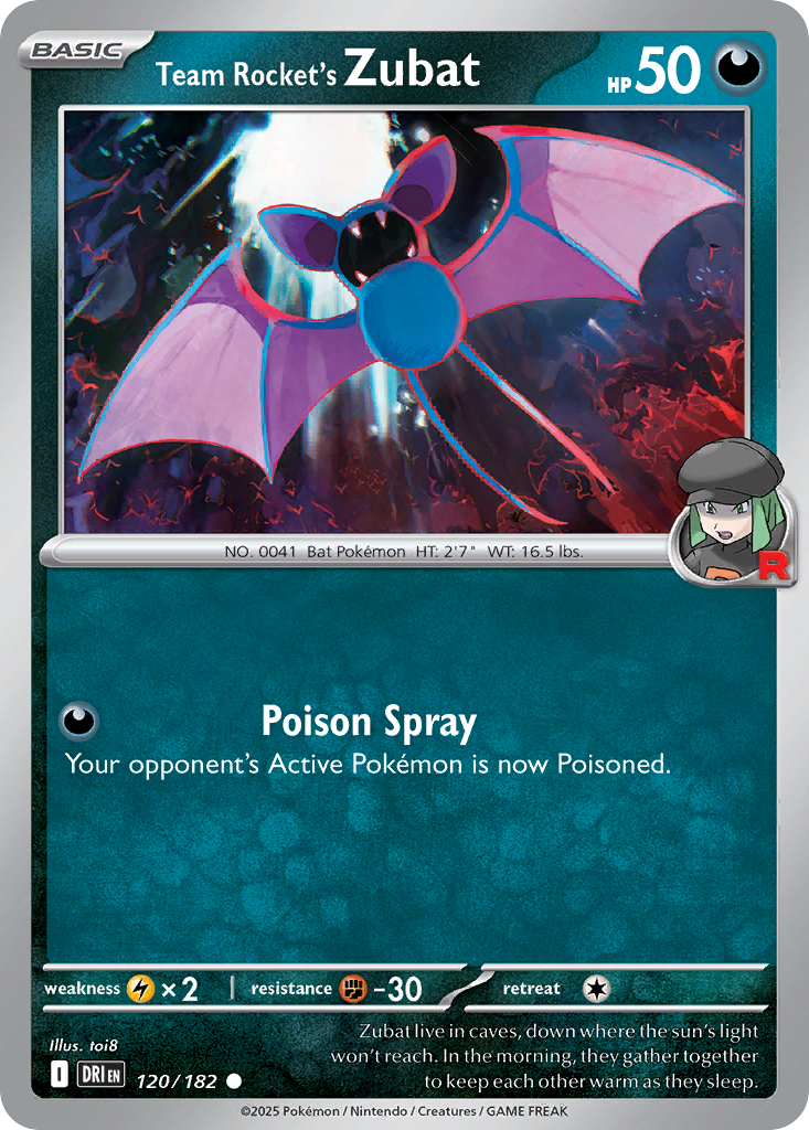 Team Rocket’s Zubat - 120/182 - EN