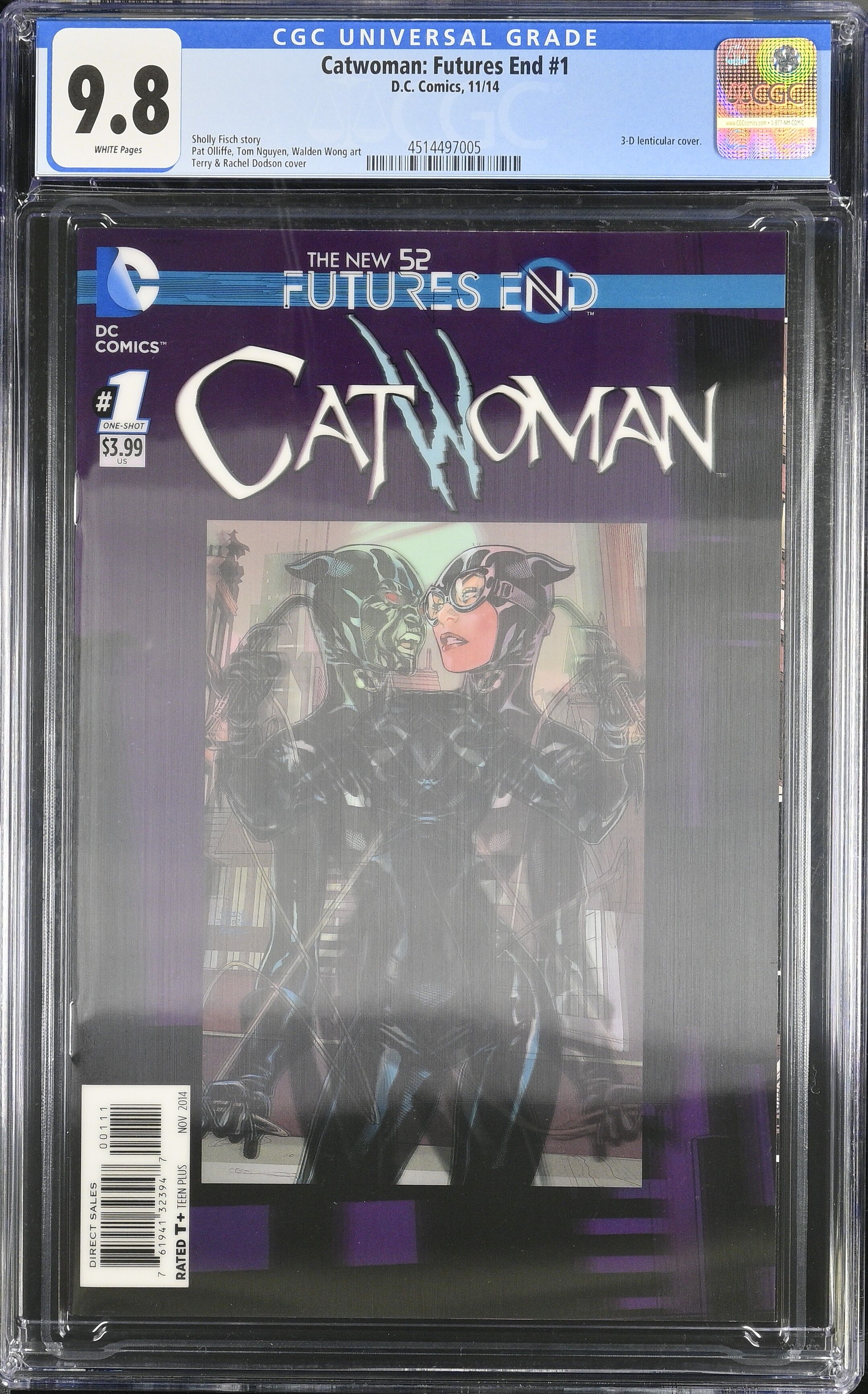 Catwoman: Futures End #1 CGC 9.8 3D Lenticular Cover Catwoman: Futures End #1 CGC 9.8 3D Lenticular Cover