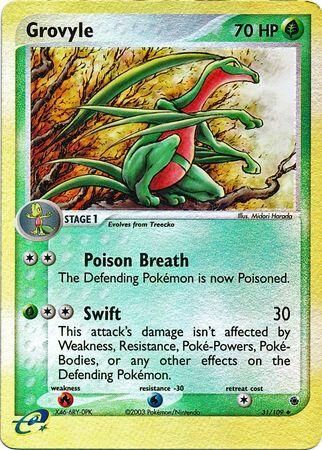 Grovyle - 31/109 - Reverse Holo - EN Grovyle - 31/109 - Reverse Holo - EN
