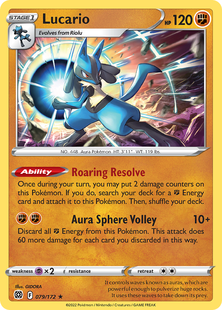 Lucario - 079/172 - EN Lucario - 079/172 - EN