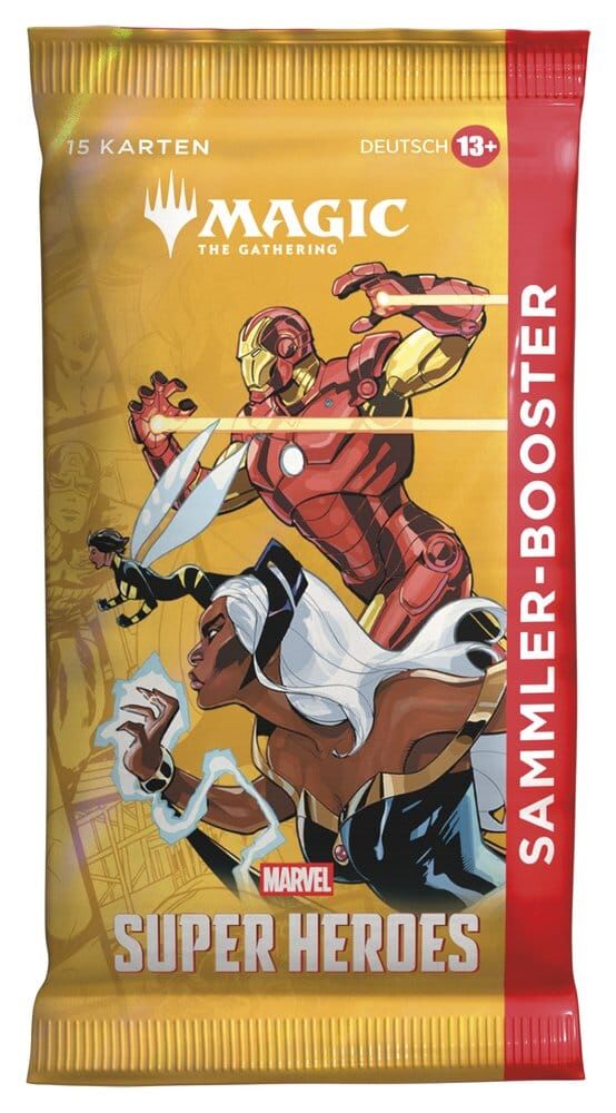 Magic the Gathering Marvel Super Heroes Sammler Booster Pack - DE Magic the Gathering Marvel Super Heroes Sammler Booster Pack - DE