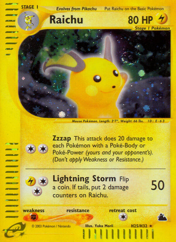 Raichu - H25/H25 - EN Raichu - H25/H25 - EN