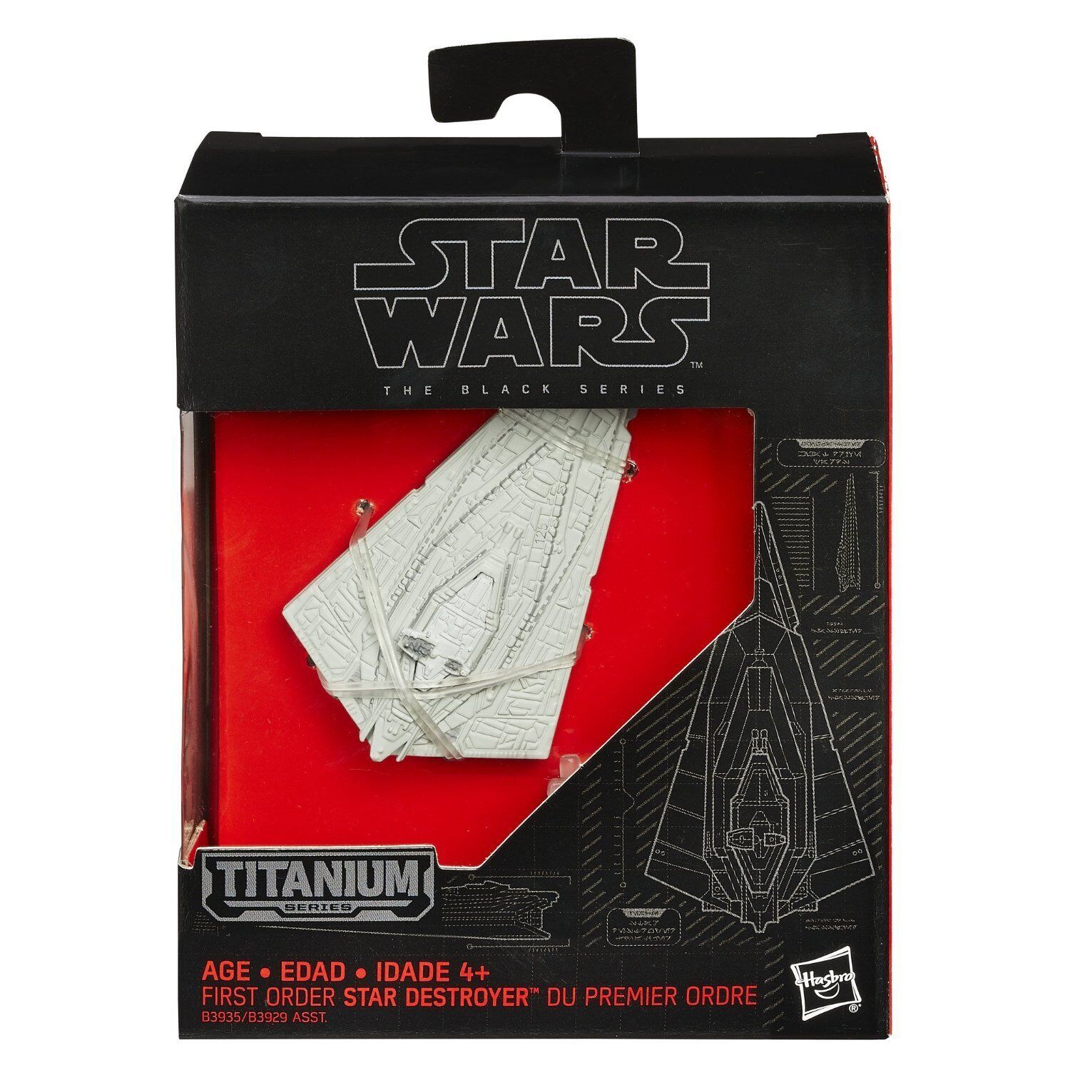 Star Wars The Force Awakens Black Titanium First Order Star Destroyer 2-Inch Diecast Vehicle