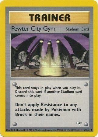 Pewter City Gym - 115/132 - Unlimited - EN