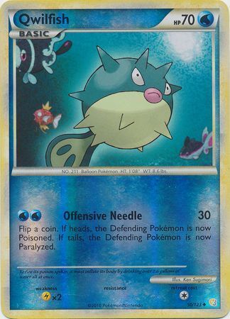 Qwilfish - 50/123 - Reverse Holo - EN Qwilfish - 50/123 - Reverse Holo - EN
