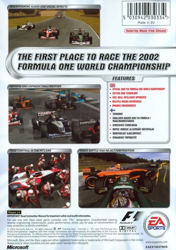 F1 2002 - Xbox