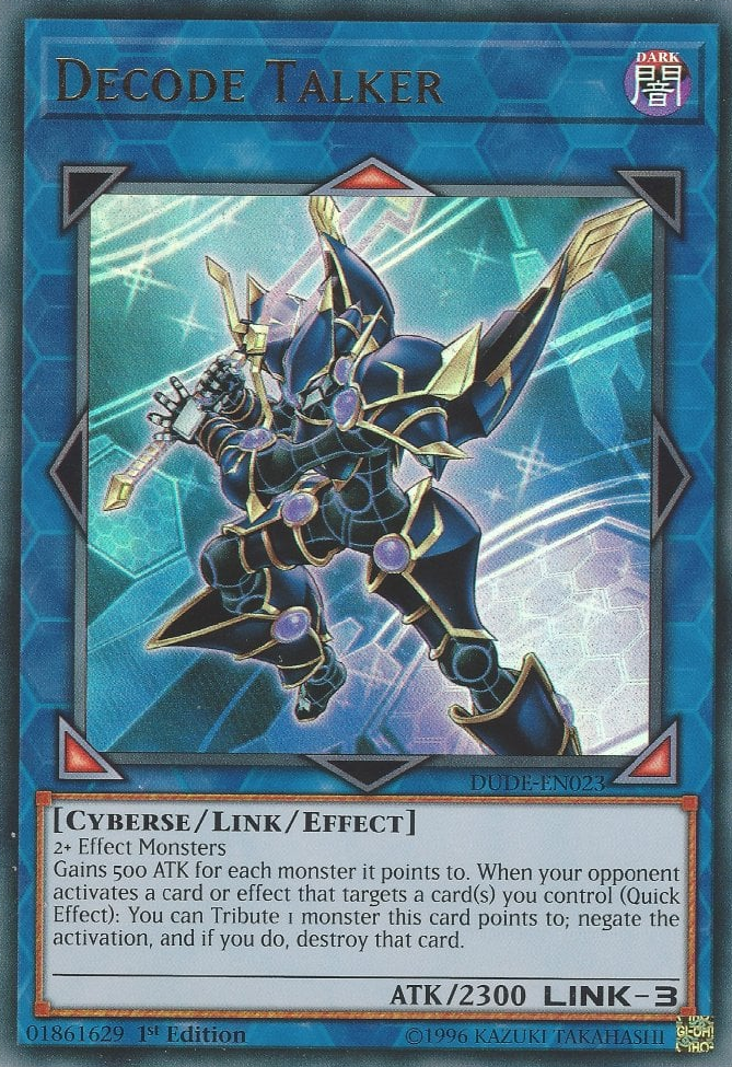 Dekodier-Sprecher - DUDE-023 - Ultra Rare - 1. Auflage Dekodier-Sprecher - DUDE-023 - Ultra Rare - 1. Auflage