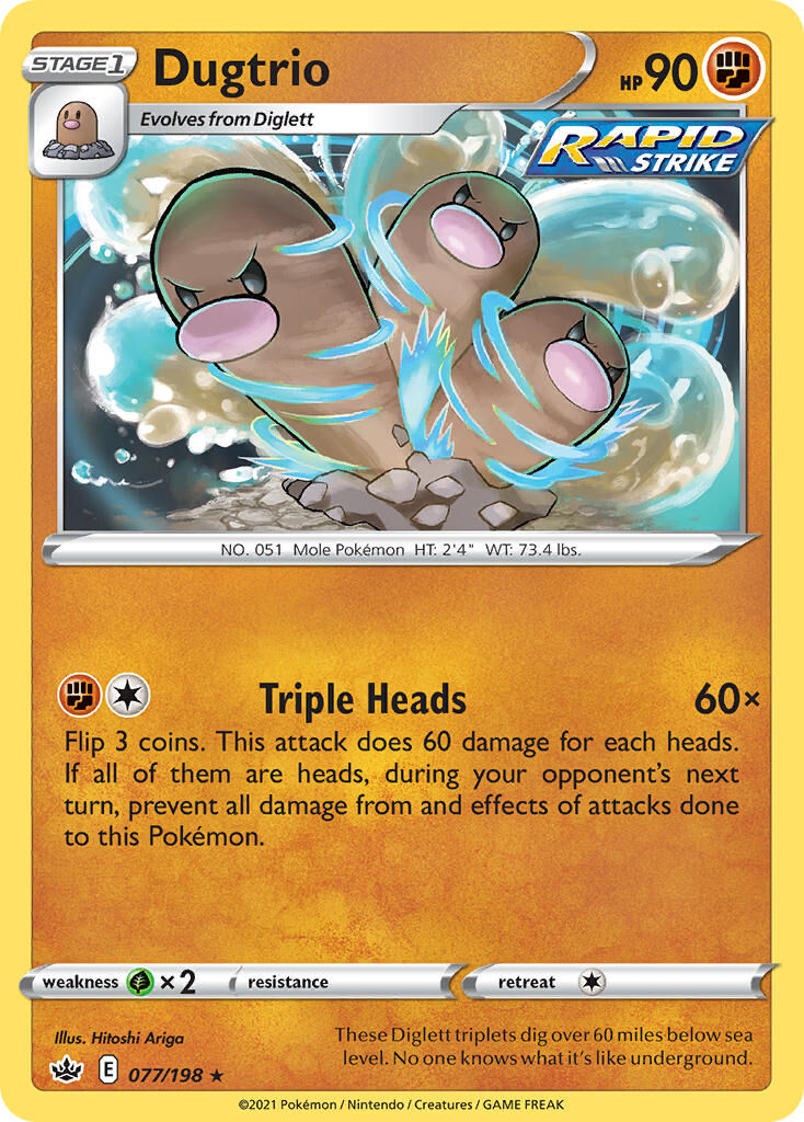 Dugtrio - 077/198 - EN Dugtrio - 077/198 - EN