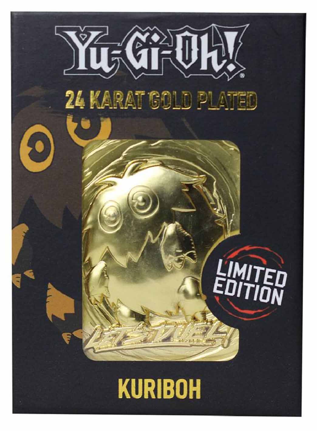 Yu-Gi-Oh! Kuriboh 24k Gold Plated Limited Edition Card Yu-Gi-Oh! Kuriboh 24k Gold Plated Limited Edition Card