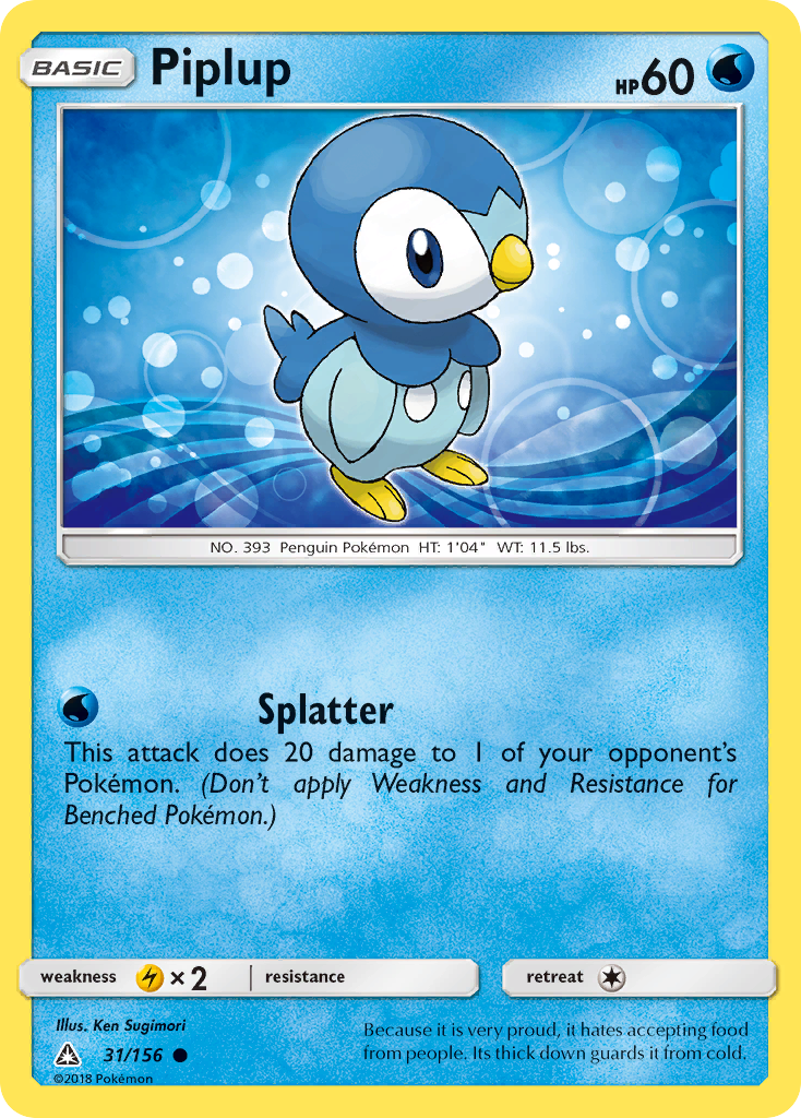 Piplup - 31/156 - EN Piplup - 31/156 - EN