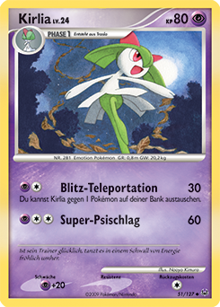 Kirlia - 51/127 - Pokemon TCG - Near Mint