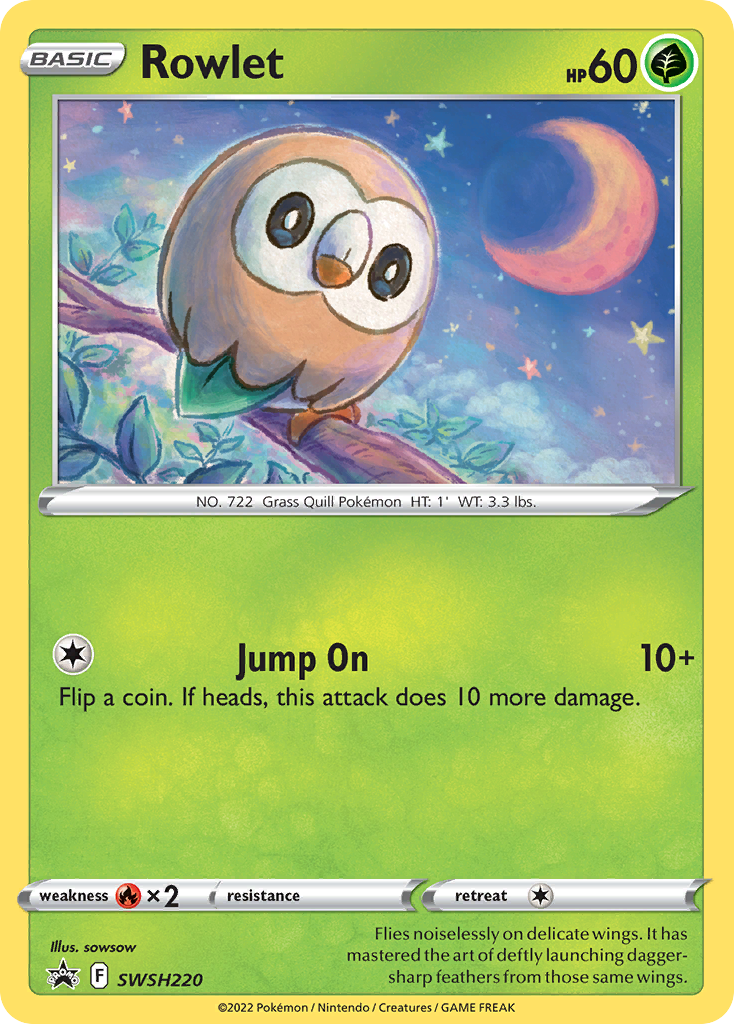 Rowlet - SWSH220/306 - EN Rowlet - SWSH220/306 - EN