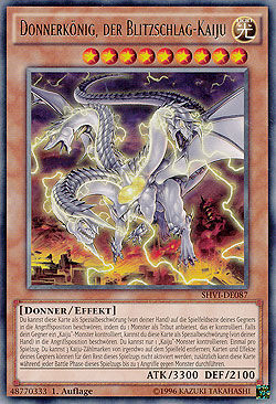 Donnerkönig, der Blitzschlag-Kaiju - Yu-Gi-Oh!
