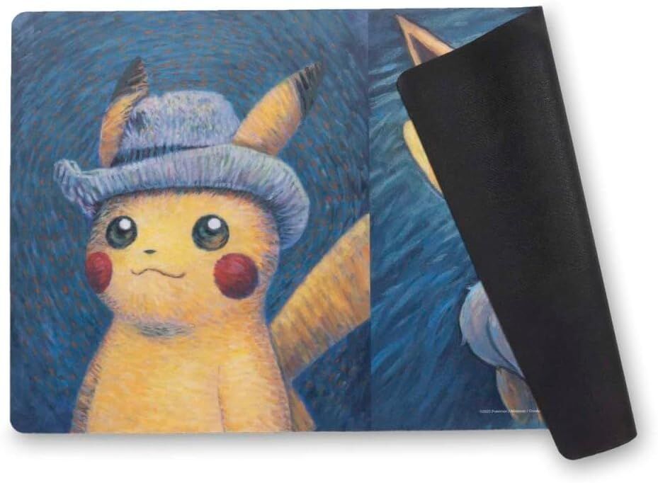 Pokémon Center × Van Gogh Museum: Pikachu & Eevee Inspired by Vincent's Self-Portraits Spielmatte/Playmat