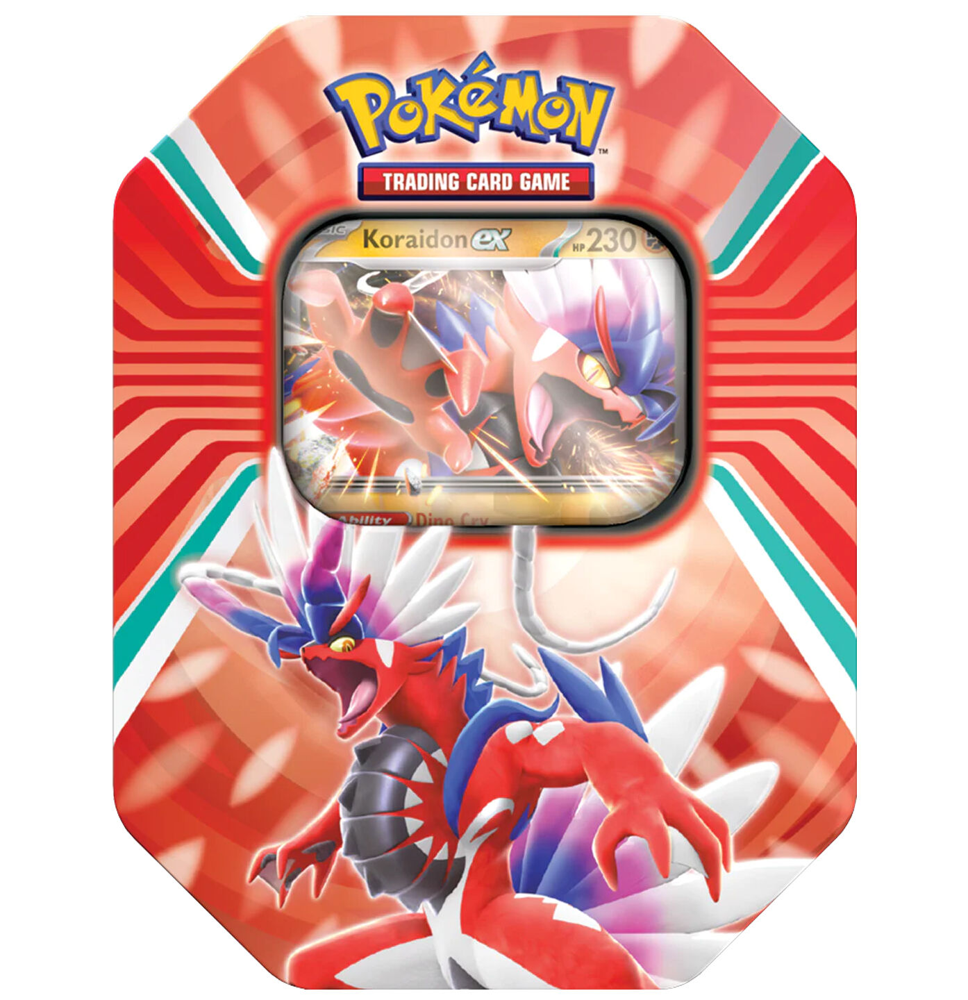 Pokémon TCG: Paldea Legends Summer Tin 2023 Koraidon ex - EN Pokémon TCG: Paldea Legends Summer Tin 2023 Koraidon ex - EN