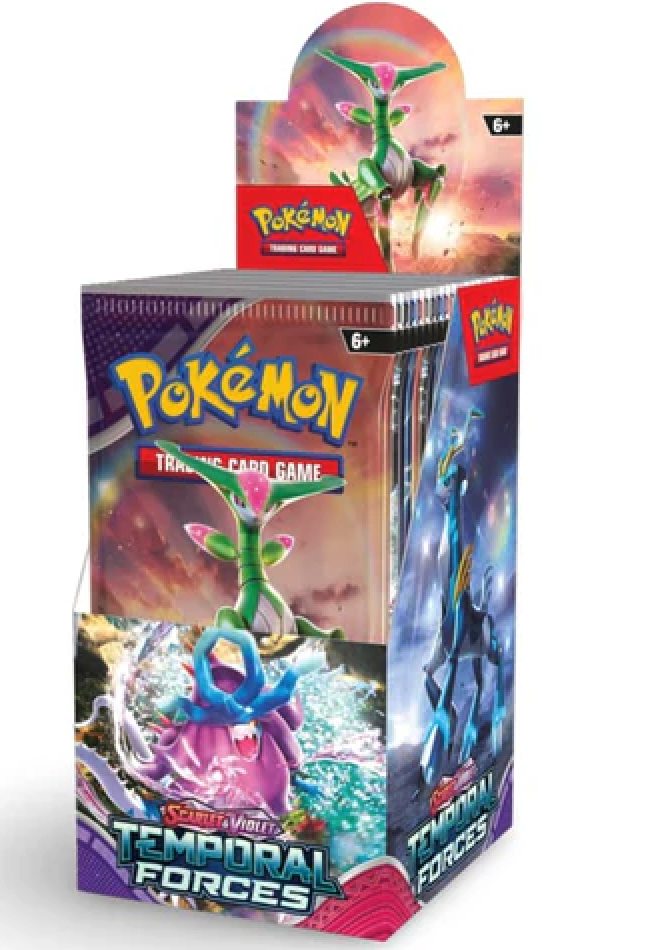 Pokémon TCG: Scarlet & Violet Temporal Forces Booster Display (18) - EN Pokémon TCG: Scarlet & Violet Temporal Forces Booster Display (18) - EN
