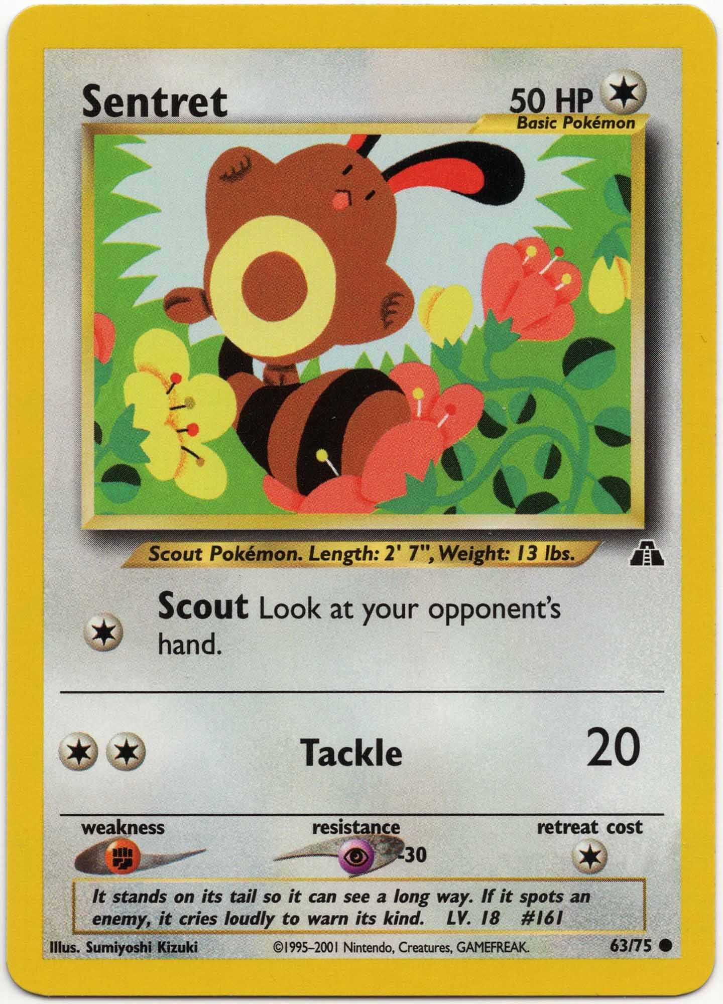 sentret-63-75-pok-mon-tcg Sentret - 63/75 - Pokémon TCG