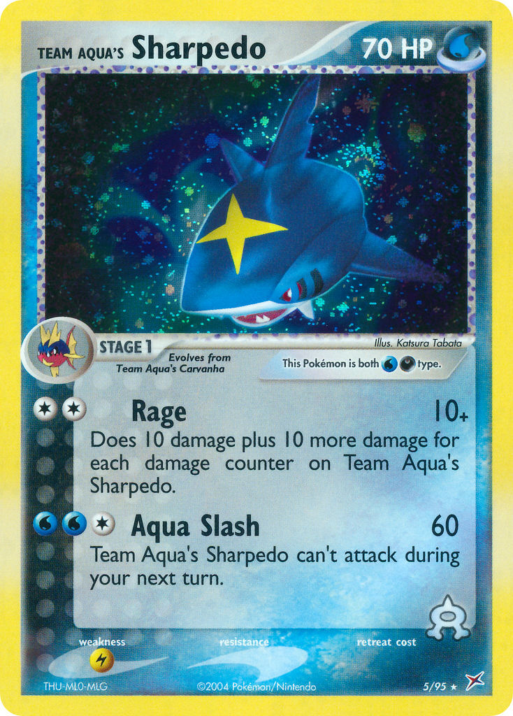 Team Aqua’s Sharpedo - 5/95 - EN