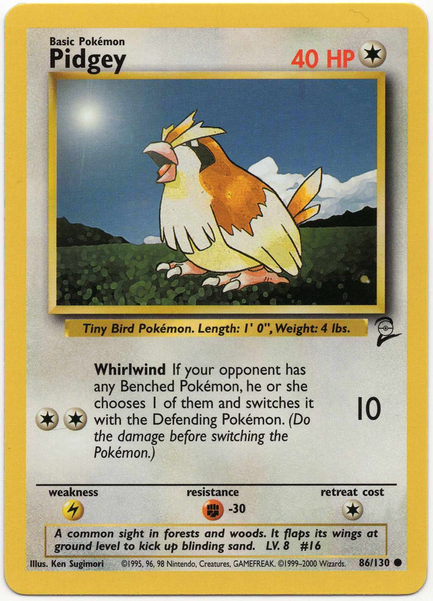 Pidgey - 86/130 - Pokémon TCG