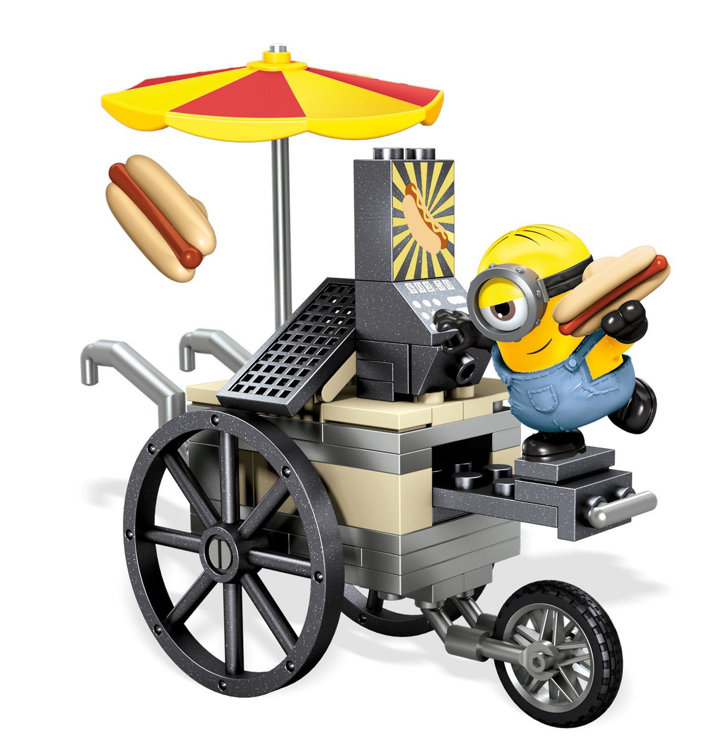 Minions Mega Bloks 63-Piece Construction Set, Flying Hot Dogs