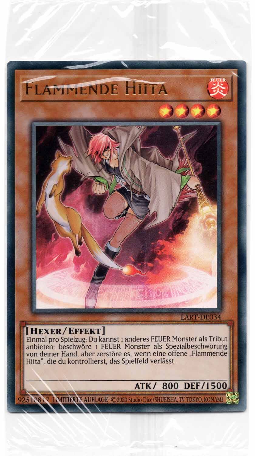 Flammende Hiita - LART-DE034 - Ultra Rare - Sealed