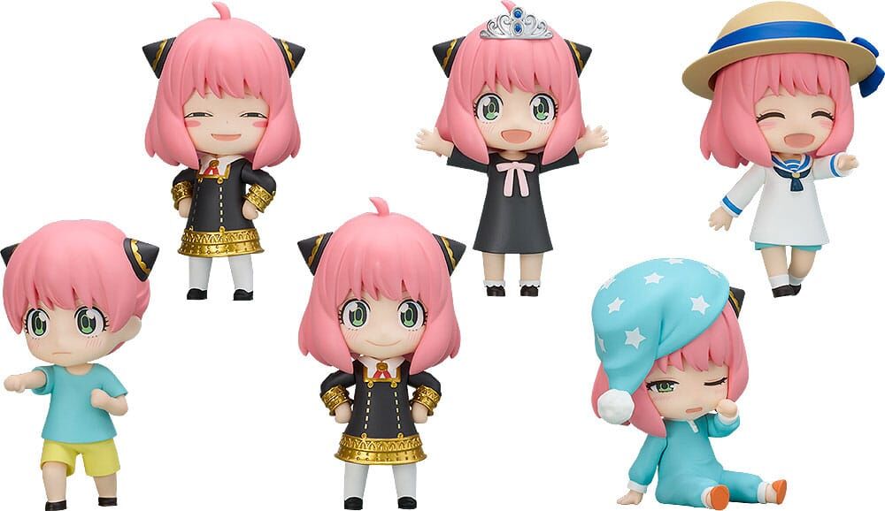 Spy x Family Nendoroid Actionfiguren Surprise Anya Collection - 1 Figur 7cm - Zufallsauswahl